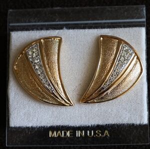 Gold and Silver Women's Clip On Earrings